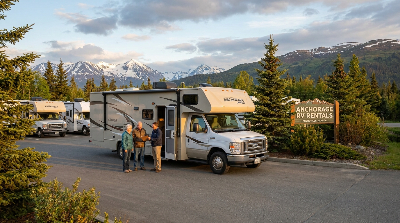 Map for Cheap RV Rental in Anchorage - Budget Guide 2026